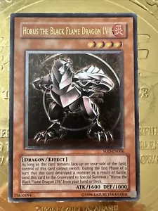 Horus the black flame dragon lv4 ultimate rare sod-en006 (2) - Picture 1 of 13