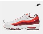 Nike Air Max 95 Photon Dust Trampki Męskie UK Rozmiar 8 Buty Białe Czerwone Trampki