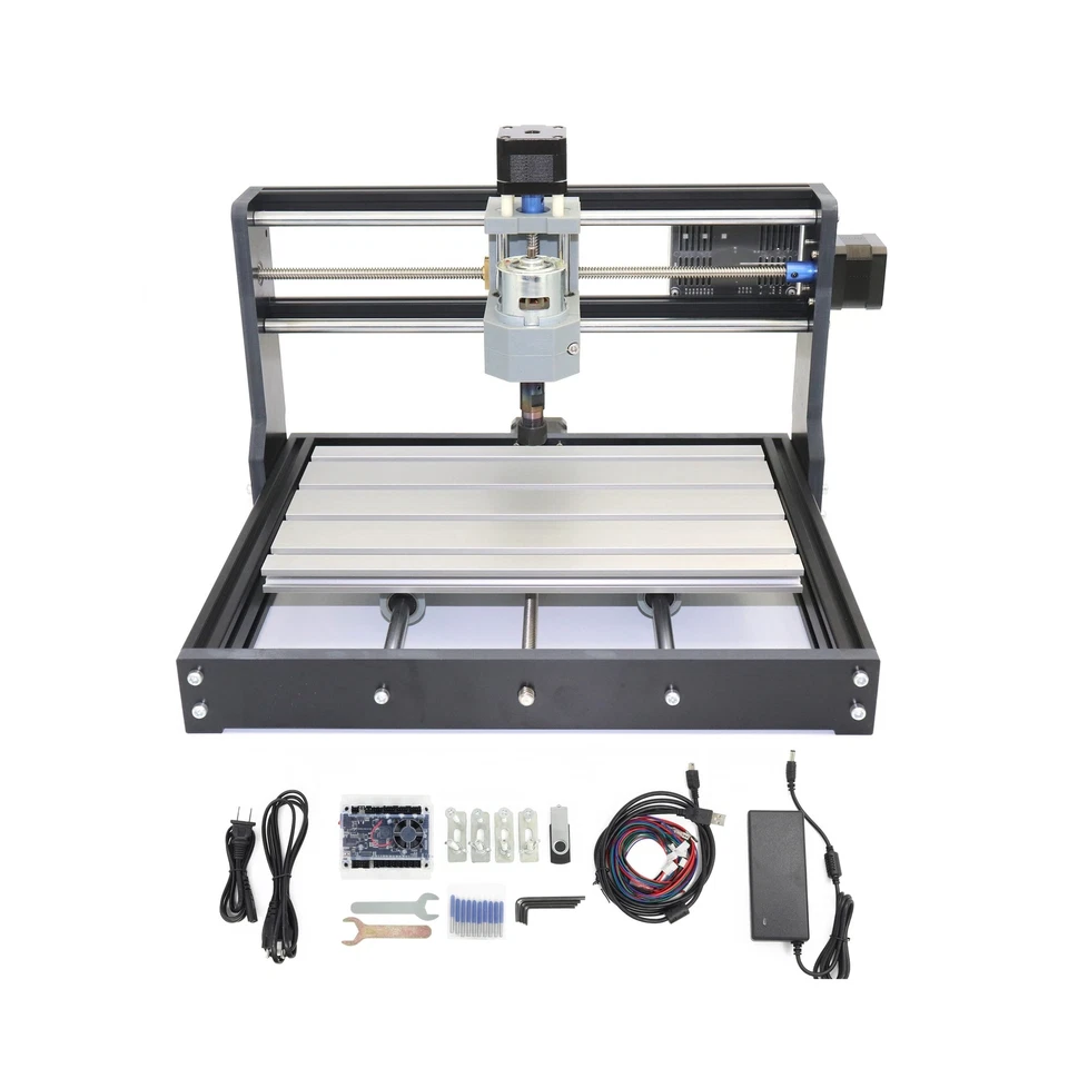 Máquina roteadora de madeira RATTMMOTOR CNC 3018 Pro 3 eixos controle GRBL FAÇA VOCÊ MESMO mini CNC... - Imagem 1 de 4