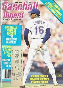 JUNE 1985 BASEBALL DIGEST NEW YORK METS DWIGHT GOODEN CY YOUNG DWAYNE MURPHY A's - Picture 1 of 1