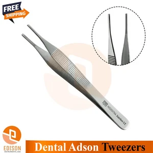Micro Adson Tweezers 12cm Dressing Surgical Picking Pliers Forceps Dressing Tool - Picture 1 of 2