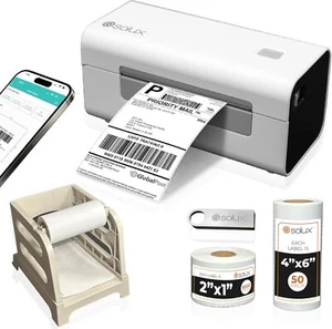 USB Shipping Label Printer, High-Speed Thermal Sticker Printer - Picture 1 of 5