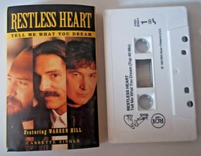 RESTLESS HEART Tell Me What You Dream / Mending Fences - CASSETTE Single 1993 - Image 1 of 2