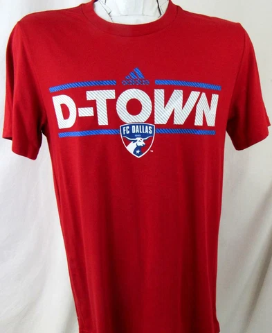 FC Dallas Mens M L XL or 2XL Adidas Short Sleeve Screened D-TOWN T-shirt FCD 1 Cover