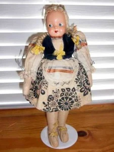 A.D. Sutton ~ Vintage 1950's Side Glancing Eyes Poland Doll 14" - Picture 1 of 5