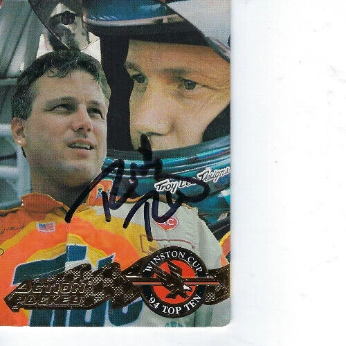 RICKY RUDD SIGNED 1995 ACTION PACKED RACING #63 - NASCAR - Image 1 of 1