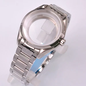 41mm Watch Case Fit NH35 NH35A NH36 NH36A Movement Sapphire Glass Case - Picture 1 of 7