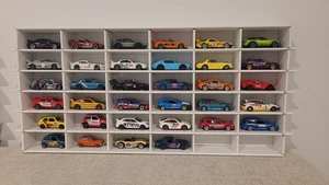 36Grid 1:64 Hotwheels Matchbox Diecast Car Wall Display Corr Board Light Weight - Picture 1 of 3