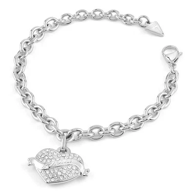 GUESS Schmuck Damen-Armband Herz Charm Kristall S JUBB05476JWRHS - Bild 1 von 4