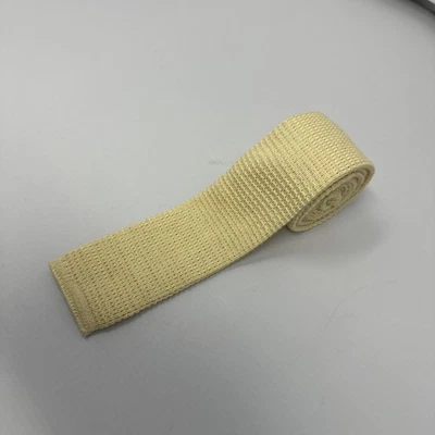 Cavalier Men's Tie Yellow Square Skinny Knit Necktie Made In USA Foto 1 de 3