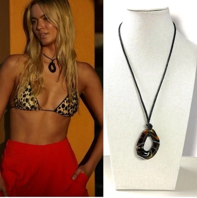 Gargantilla Free People Summertime Cord Ojo de Tigre Nuevo con Etiquetas Collar Bohemio Ajustable Foto 1 de 2