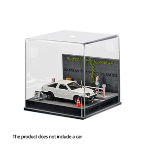 1/64 Diorama Street City Building Model City Parking Lot Scene Model - Picture 1 of 22