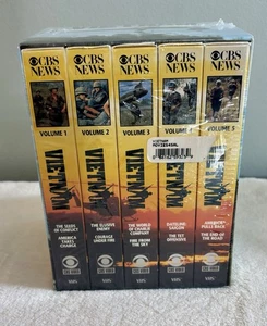 Vietnam VHS Videotapes 5 Volume Box Set CBS News War Documentary 10 Hrs. New. - Picture 1 of 5