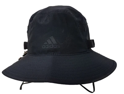 Adidas AEROREADY черный ведро солнца шляпа мужской большой / XL вентилируемый регулируемый ремень. - Изображение 1 из 4