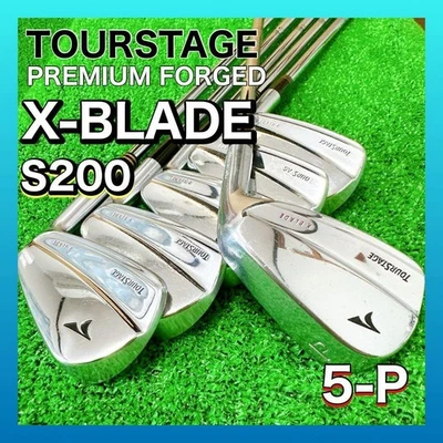BRIDGESTONE TOURSTAGE X-BLADE Irons #5-9,Pw(6Clubs)/Dynamic Gold S200/Flex:Stiff - Image 1 of 4