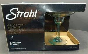 Strahl Elegant Strength Polycarbonat Margarita Gläser türkis 16 oz 4er Set - Bild 1 von 14