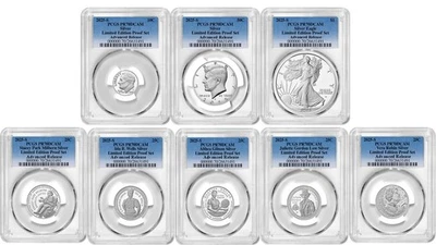 Pre 2025 S Silver Limited Edition Proof Set PCGS PR70DCAM Advanced Release #1 - Image 1 of 2