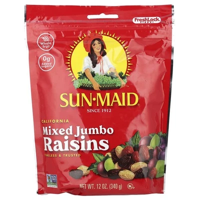 Pasas jumbo mezcladas California, 12 oz (340 g) Foto 1 de 2