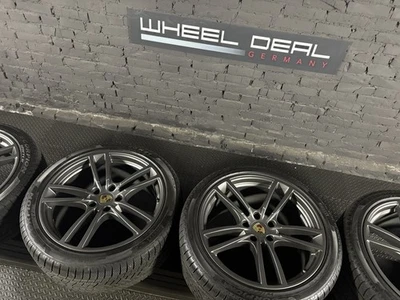 Porsche Cayenne E3 9Y3 COUPE Sport Plus Winter Rim Wheels  9,5 + 11 X 21 PLATIN - Bild 1 von 4