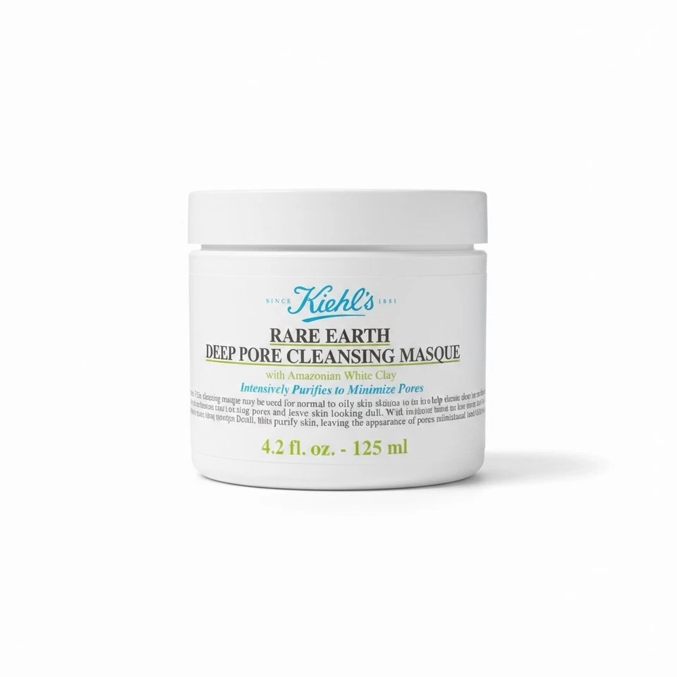 Kiehl's Rare Earth Deep Pore Cleansing Masque - 125 ML SEALED $45 MSRP - Image 1 of 1