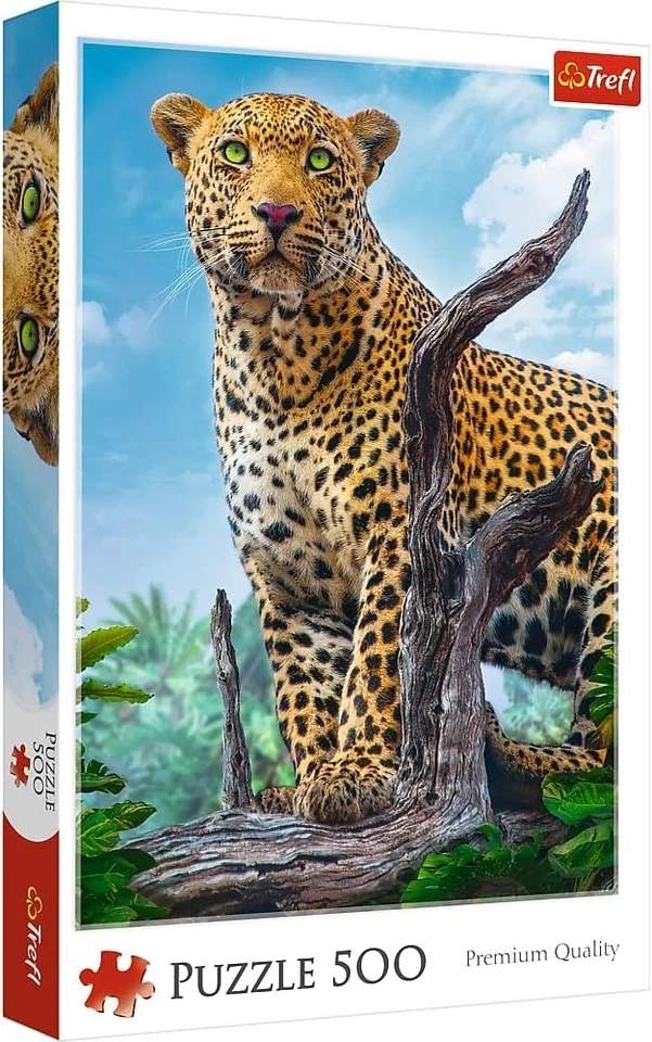 NUEVO Rompecabezas Trefl 500 Piezas Calidad Premium Leopardo Salvaje Foto 1 de 2
