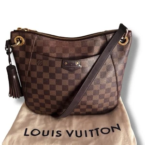 Bolso Bandolera Louis Vuitton Damier Level South Bank Besace + Bolsa Antipolvo LV - Imagen 1 de 21