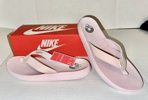 Nike Bella Kai Thong Sandalo infradito slide AO3622 607 appena rosa grigio 11