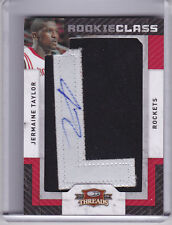 2010-11 THREADS JERMAINE TAYLOR AUTO. RC PATCH 568/696