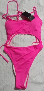 Traje de baño Meyeeka grande L rosa intenso para mujer - Imagen 1 de 5