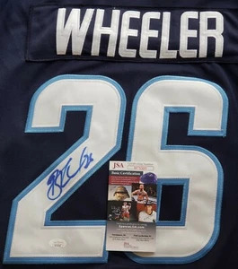 Blake Wheeler (Captain) Signed Blue Winnipeg Jets Jersey Size XL. JSA CERTIFIED - Picture 1 of 3