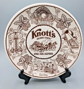 Vintage KNOTT'S BERRY FARM -BUENA PARK, CALIFORNIA - 10" Souvenir Display Plate - Picture 1 of 8