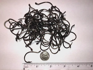 50 Bronze 4/0 EAGLE CLAW L183 WALLEYE HOOKS AND STEELHEAD HOOKS @ - Picture 1 of 2