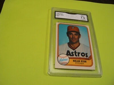 1981 Fleer Nolan Ryan #260 GMA 7.5 NM Houston Astros MLB Baseball Hall Of Fame - Image 1 of 3