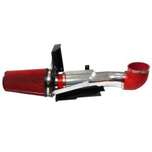 RED 4" Cold Air Intake System+Heat Shield for 99-06 GMC/Chevy V8 4.8L/5.3L/6.0L