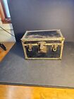 Child's/doll steamer trunk 1930s /10x6x6/ as found metal and wood