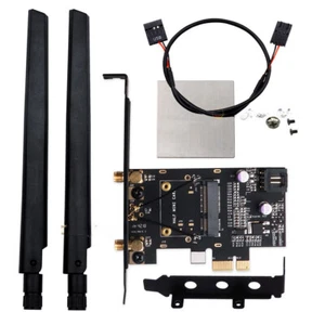 High quality Mini PCI-e to PCI-e 1x 16x Wireless Adapter for Bluetooth wifi Card - Picture 1 of 6