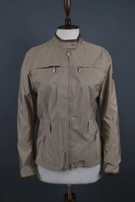 Chaqueta Belstaff Gold Label Cremallera Completa Cuero Interior Bolsillos Marrón Talla 46 Foto 1 de 4