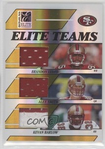 2006 Donruss Elite Teams Gold Jerseys /99 Brandon Lloyd Alex Smith Kevan Barlow