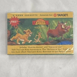 The Lion King (Disney 3 Song Sampler Cassette) Target Exclusive!! New Sealed!! - Picture 1 of 5
