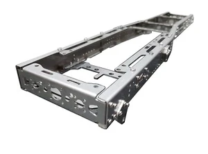 476mm Bastidor de chasis 8x4 6x4 6x2 Abreviatura para camión Tamiya 1/14 STEEL!!! - Imagen 1 de 14