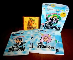 Serif 3.0 Page Plus Desktop Publishing Includes CD-ROM **LOT** Windows 95 - Picture 1 of 4