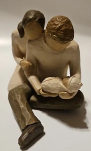 Willow Tree New Life Figurine Figure Parent Baby Family Christen EUC Susan Lordi - Picture 1 of 6