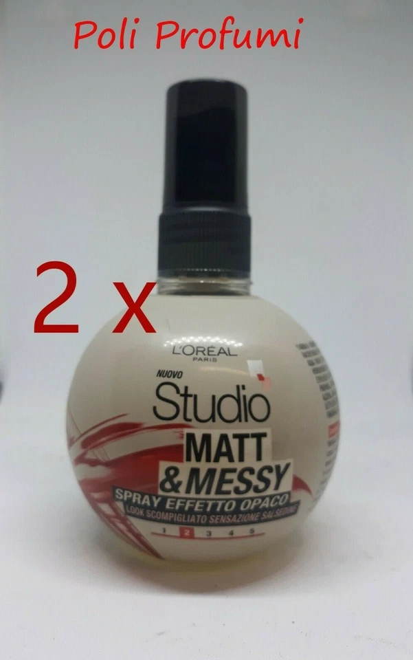 2 x L Oreal Studio Matt & Messy spray effetto opaco 150 ml - Imagen 1 de 1