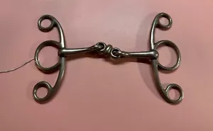 \Vintage 2 n 1 Butterfly Sweet Link Bit Horse Care Equestrienne 5-25 9X6" Stainl - Picture 1 of 9