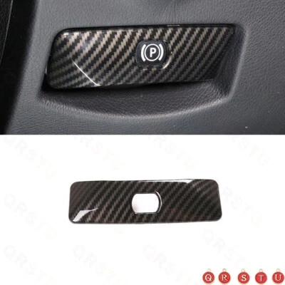 For Mercedes-Benz GLK 2009-2015 Carbon Fiber Electronic Handbrake Cover Trim 1* — 第 1/4 张图片
