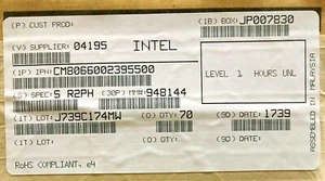 Intel CM8066002395500 SR2PH Xeon Quad Core Processor E5-1607V4 3.10GHZ NEW - Picture 1 of 1