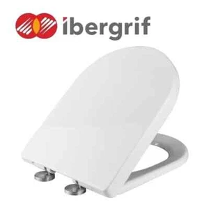 IBERGRIF tavoletta sedile tavola wc vaso water quadrata universale copri asse wc - Foto 1 di 7