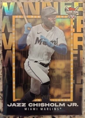 Jazz Chisholm Jr. 2023 Topps Home Run Challenge April Winner 306/426 Marlins - Image 1 of 2