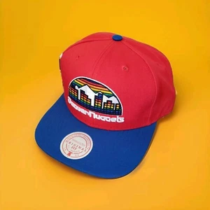 Denver Nuggets Mitchell & Ness NBA Jumbotron Snapback HWC Hardwood Classics Hat - Picture 1 of 8