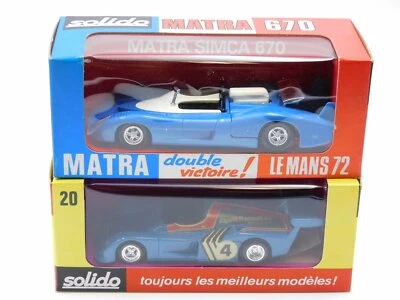Solido Matra Simca 670 Alpine Renault A441 #14 #20 Vintage die cast 1/43 France  - Immagine 1 di 4